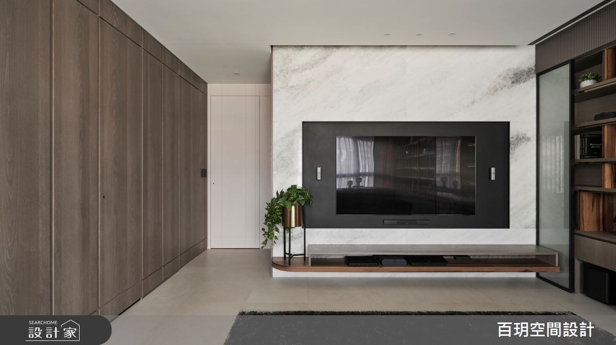 136坪新成屋(5年以下)＿現代風客廳案例圖片＿百玥空間設計＿百玥_高帽紳士之7