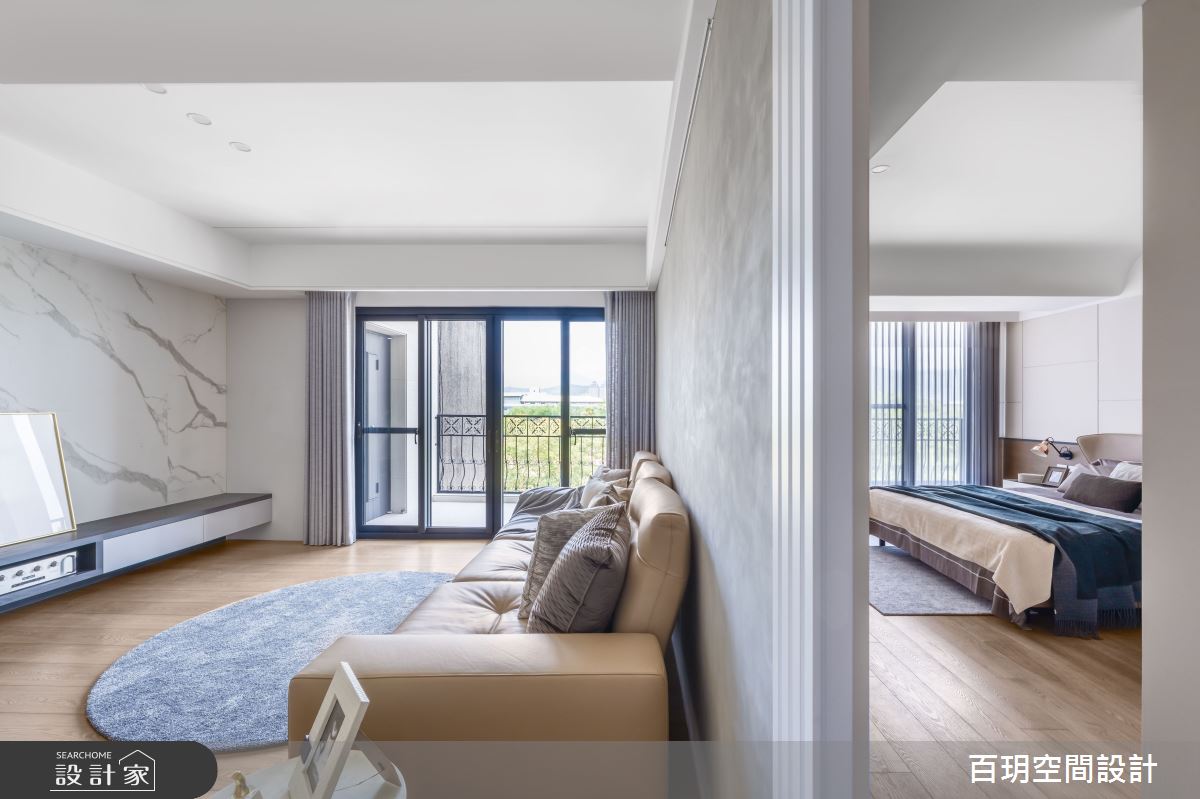 51坪老屋(50年以上)＿現代風客廳案例圖片＿百玥空間設計＿百玥_66°33’39”N 的木星之3