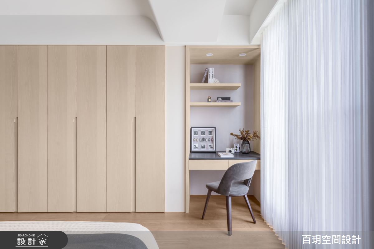 51坪老屋(50年以上)＿現代風臥室案例圖片＿百玥空間設計＿百玥_66°33’39”N 的木星之12