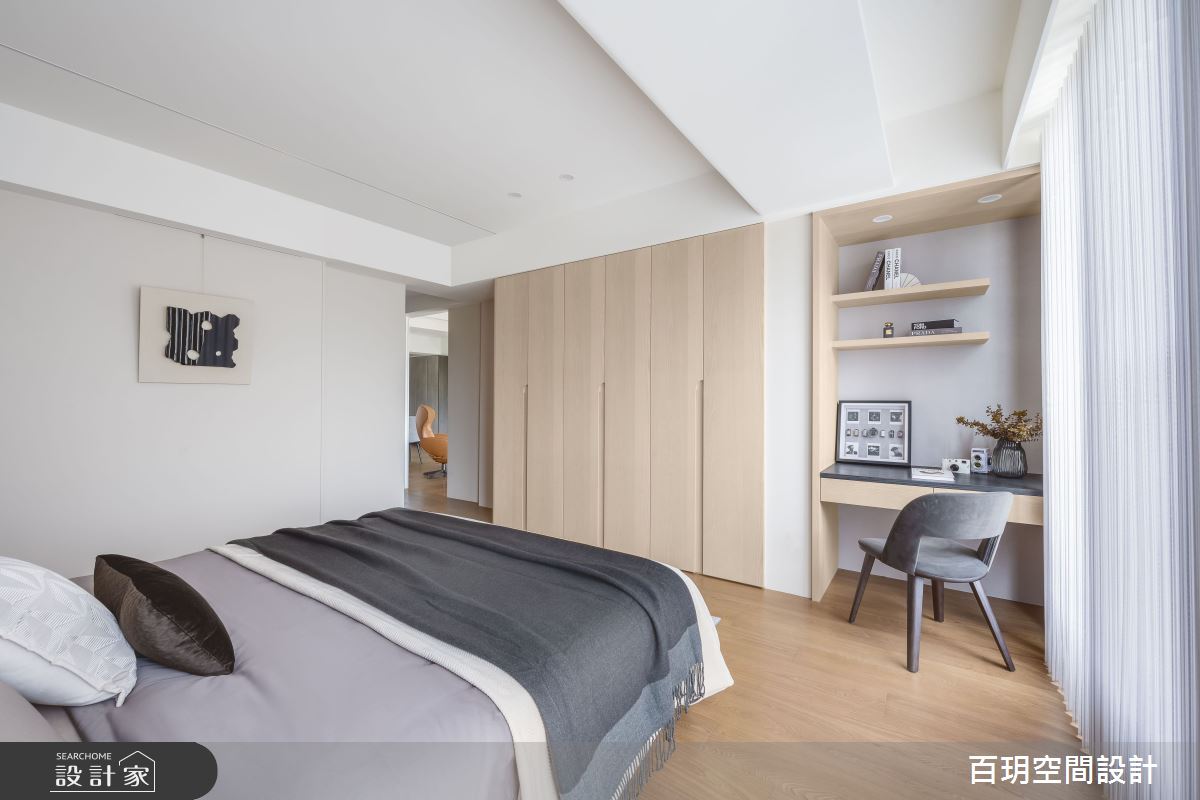51坪老屋(50年以上)＿現代風臥室案例圖片＿百玥空間設計＿百玥_66°33’39”N 的木星之13