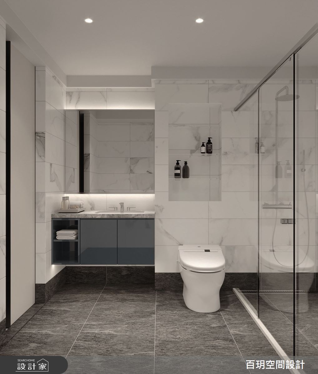 51坪老屋(50年以上)＿現代風浴室案例圖片＿百玥空間設計＿百玥_66°33’39”N 的木星之15