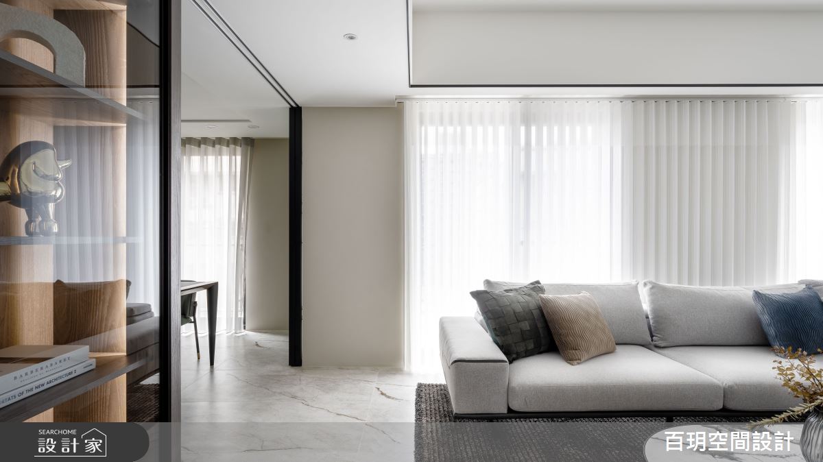 68坪新成屋(5年以下)＿現代風客廳案例圖片＿百玥空間設計＿百玥_英倫爵士之11