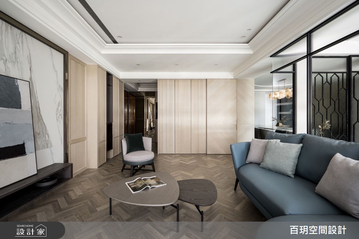 75坪新成屋(5年以下)＿美式風客廳案例圖片＿百玥空間設計＿百玥_風信子的告白之11