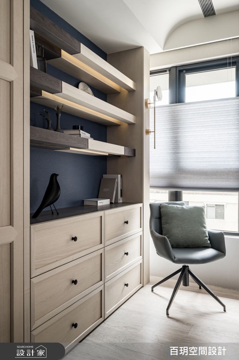 75坪新成屋(5年以下)＿美式風書房案例圖片＿百玥空間設計＿百玥_風信子的告白之21