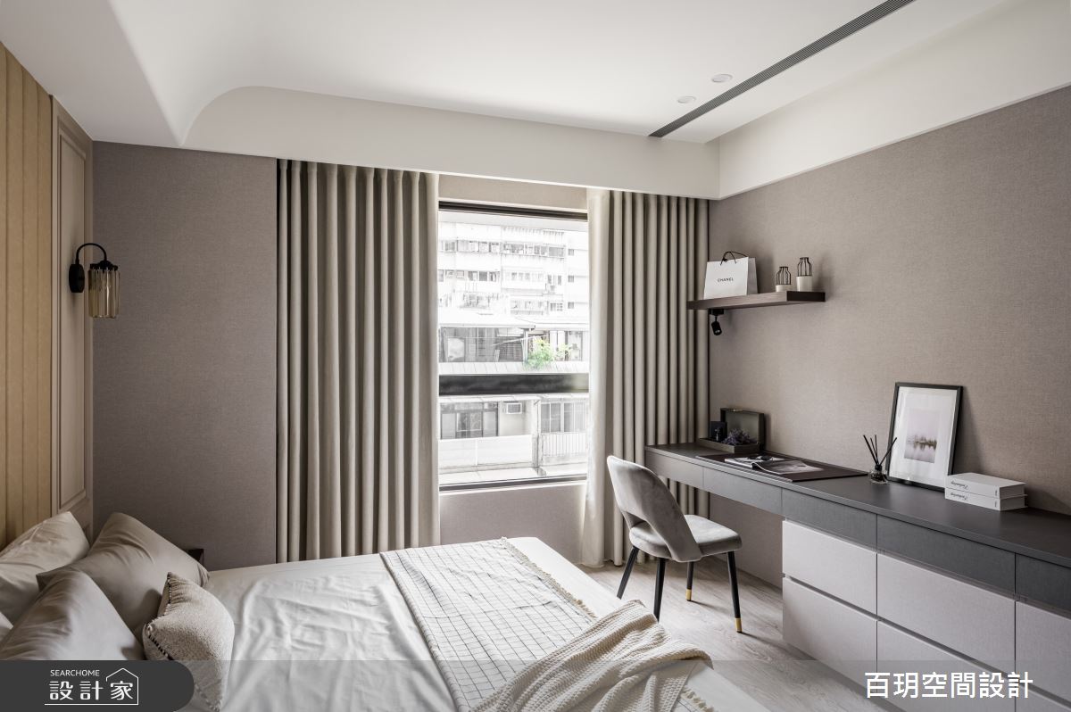 75坪新成屋(5年以下)＿美式風臥室案例圖片＿百玥空間設計＿百玥_風信子的告白之24