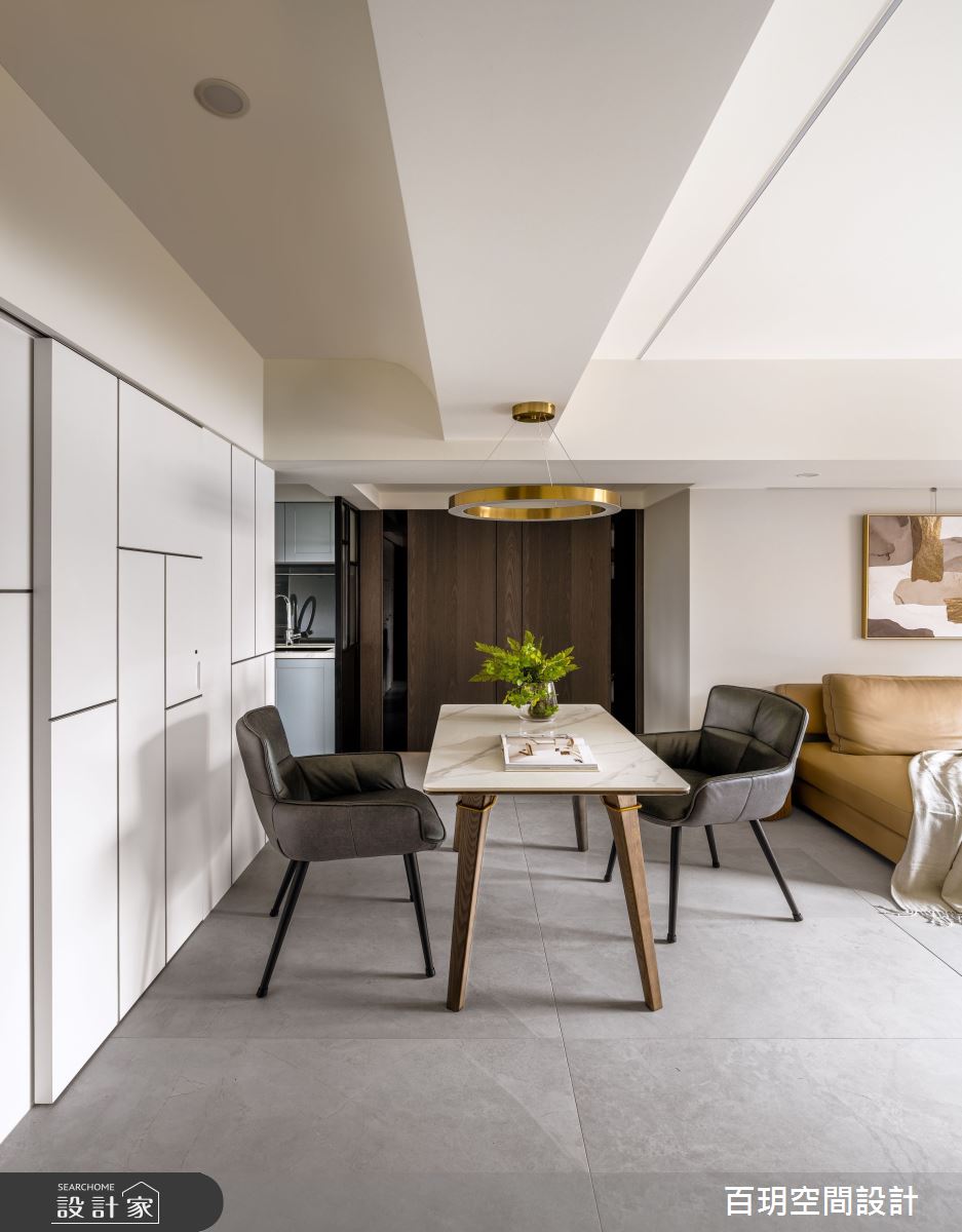 23坪老屋(31~40年)＿混搭風餐廳案例圖片＿百玥空間設計＿百玥_墨白色的天空之10