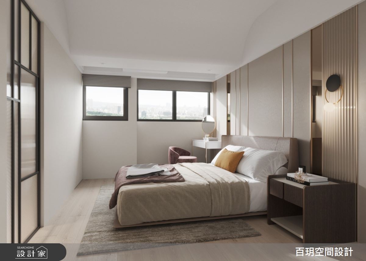 23坪老屋(31~40年)＿混搭風臥室案例圖片＿百玥空間設計＿百玥_墨白色的天空之15