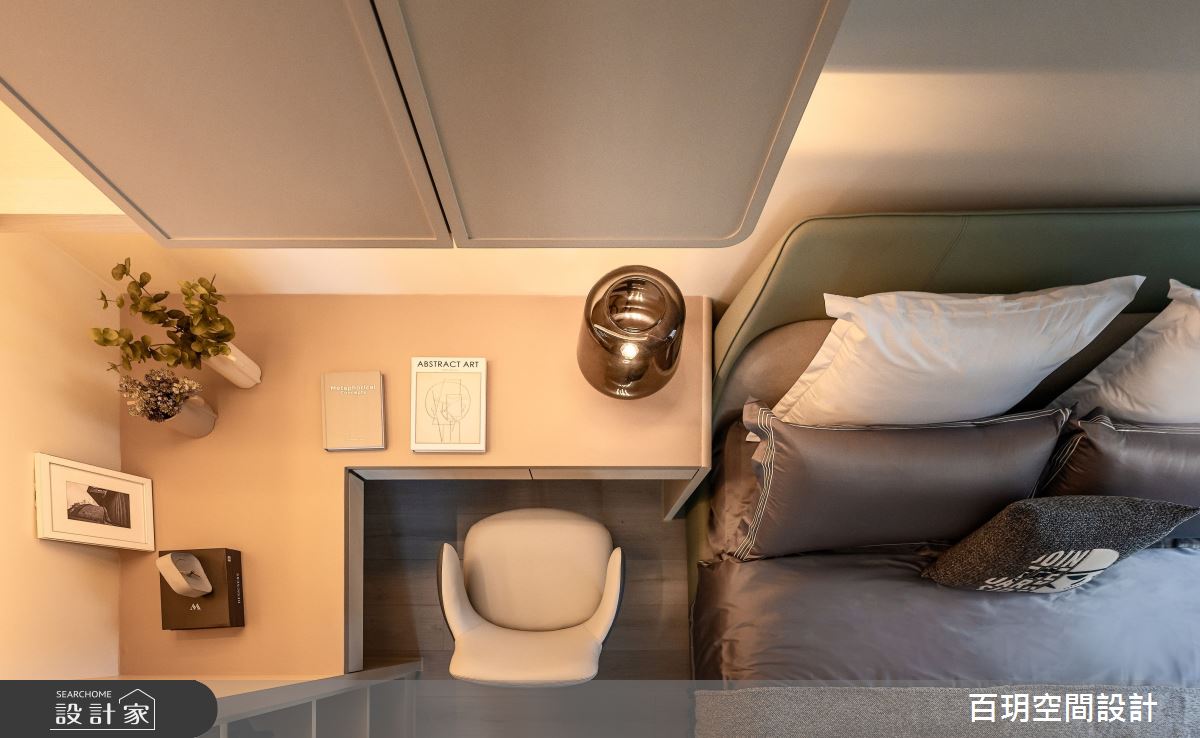 78坪新成屋(5年以下)＿現代風臥室案例圖片＿百玥空間設計＿百玥_白與黑的月亮之21