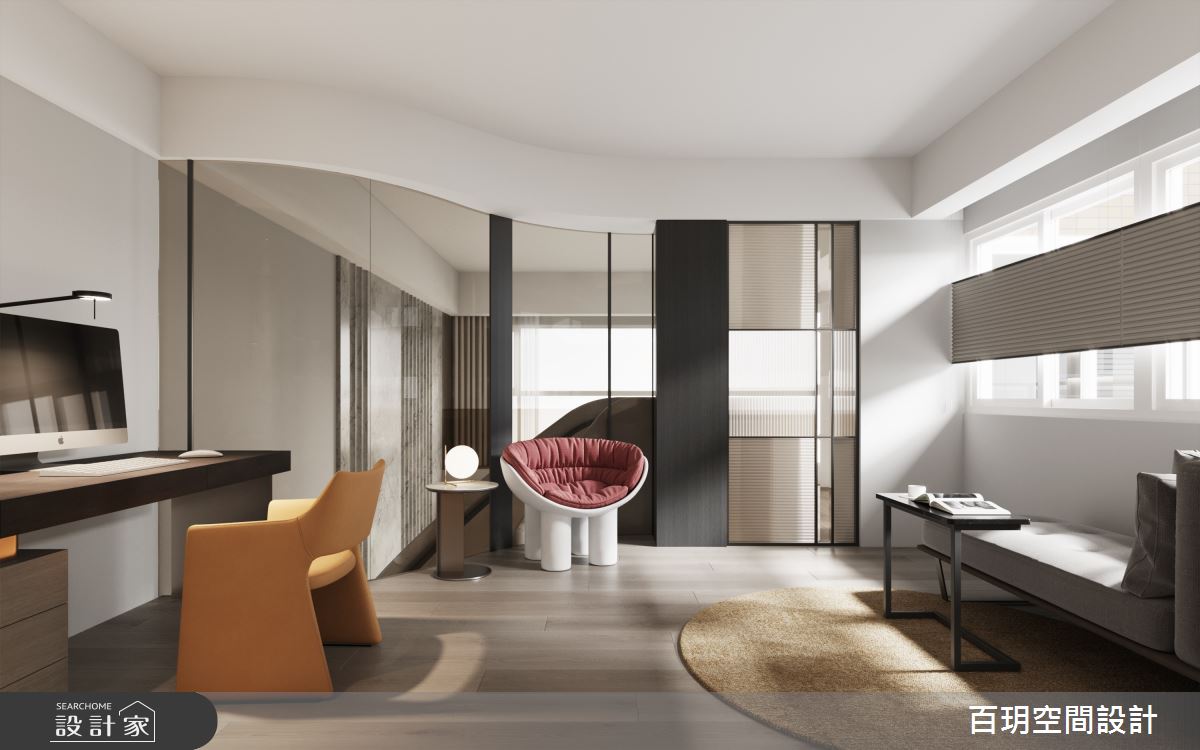 56坪老屋(16~30年)＿現代風書房案例圖片＿百玥空間設計＿百玥_風光月霽之7