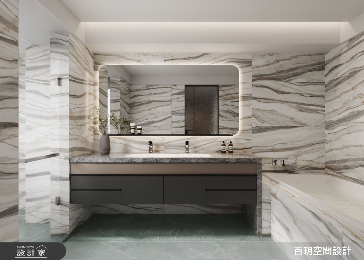 56坪老屋(16~30年)＿現代風浴室案例圖片＿百玥空間設計＿百玥_風光月霽之14