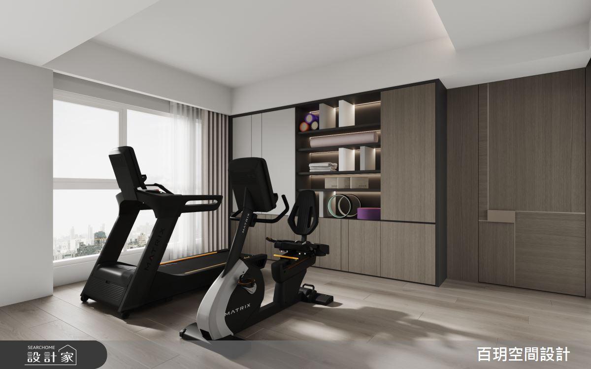 56坪老屋(16~30年)＿現代風家庭健身房案例圖片＿百玥空間設計＿百玥_風光月霽之17