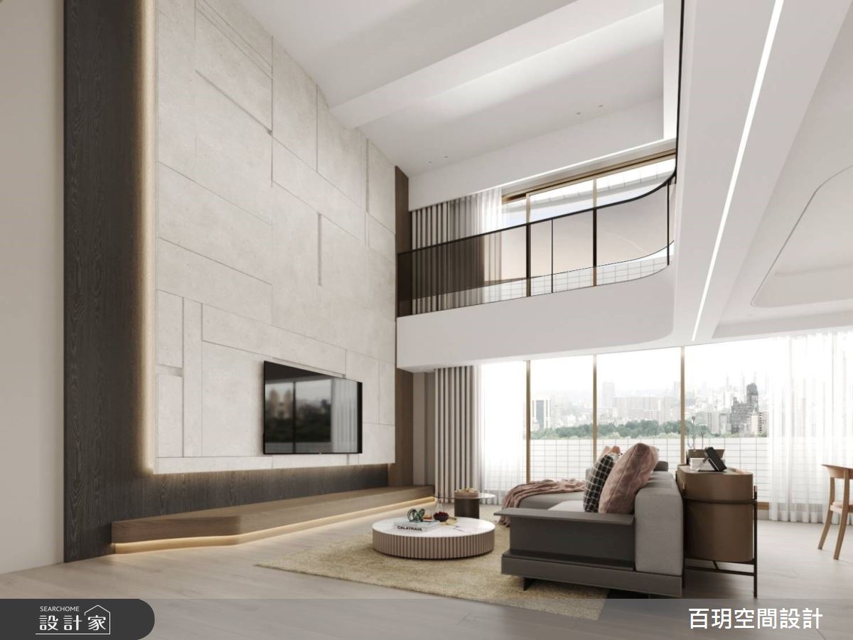 85坪老屋(31~40年)＿現代風客廳案例圖片＿百玥空間設計＿百玥_粹之185