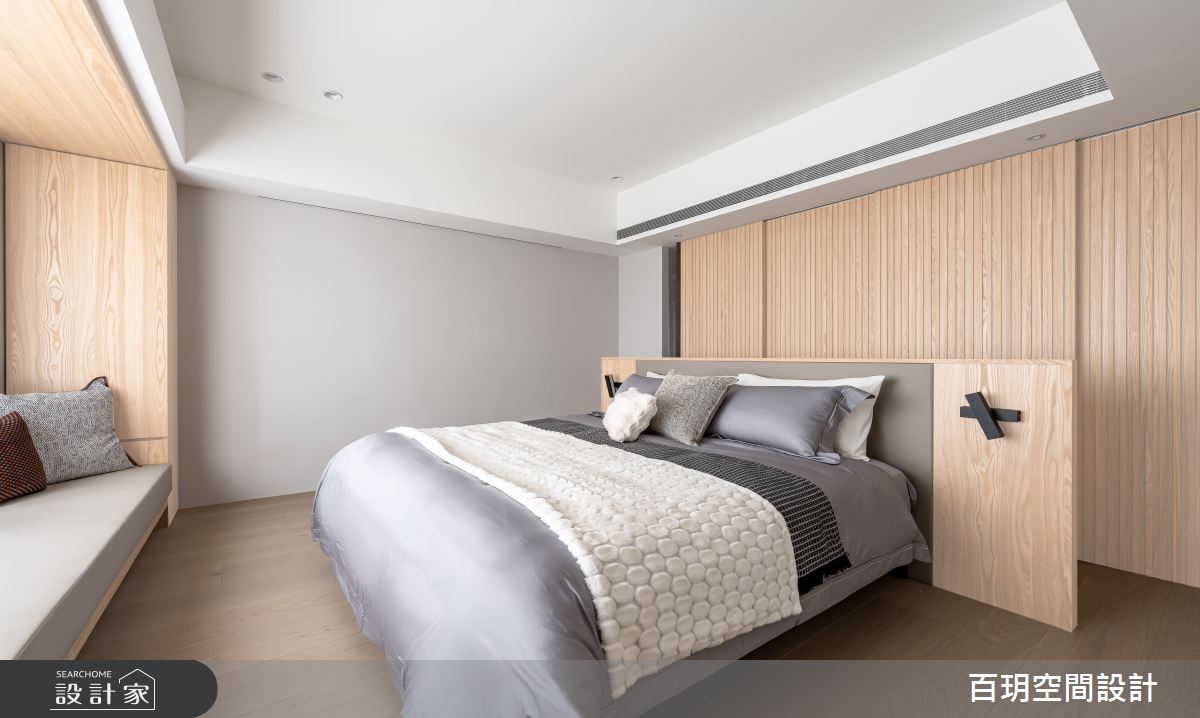 85坪老屋(31~40年)＿現代風臥室臥榻案例圖片＿百玥空間設計＿百玥_粹之121