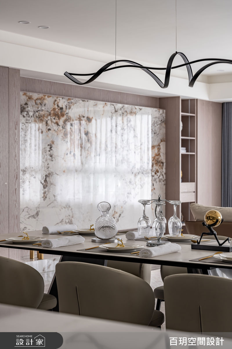 117坪毛胚屋＿奢華風餐廳案例圖片＿百玥空間設計＿百玥_淡水天藝之11