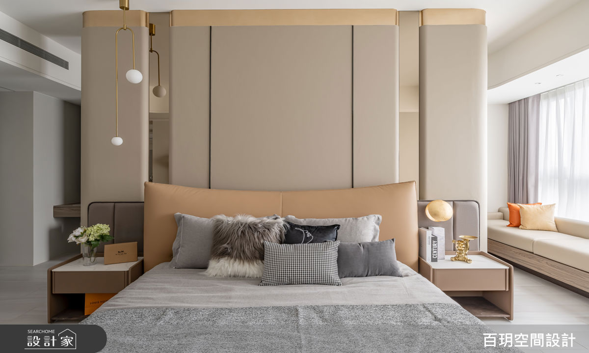 117坪毛胚屋＿奢華風臥室案例圖片＿百玥空間設計＿百玥_淡水天藝之15