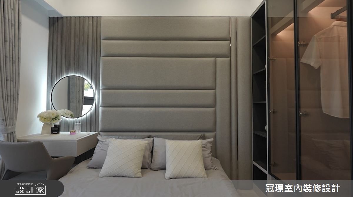 38坪新成屋(5年以下)＿現代風臥室案例圖片＿冠璟室內裝修設計有限公司＿冠璟_家田接待中心實品屋之8