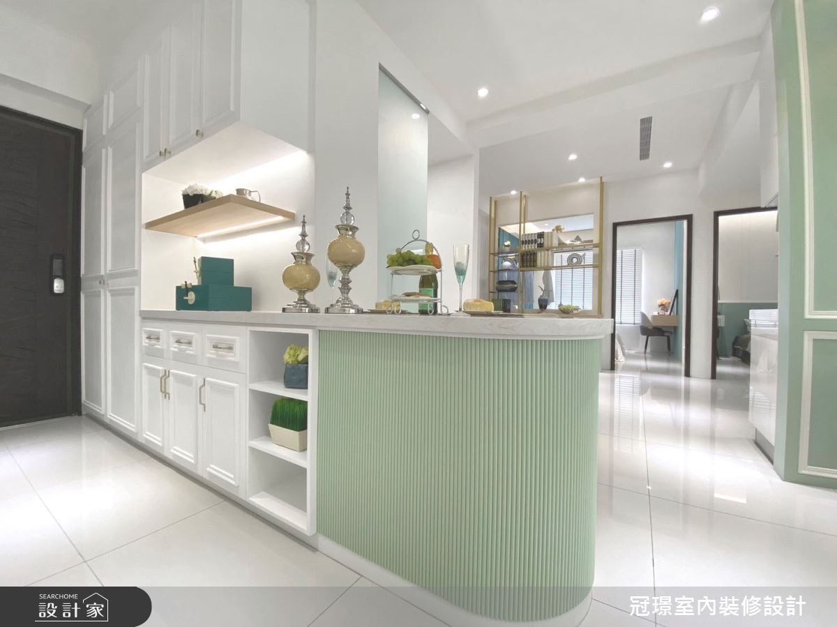 29坪預售屋＿美式風玄關案例圖片＿冠璟室內裝修設計有限公司＿冠璟_莫內之2