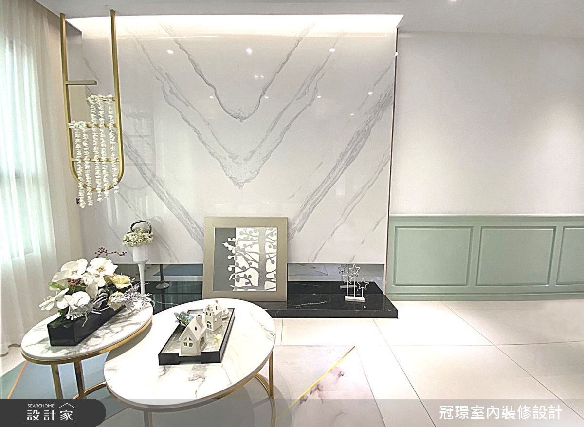 29坪預售屋＿美式風客廳案例圖片＿冠璟室內裝修設計有限公司＿冠璟_莫內之6