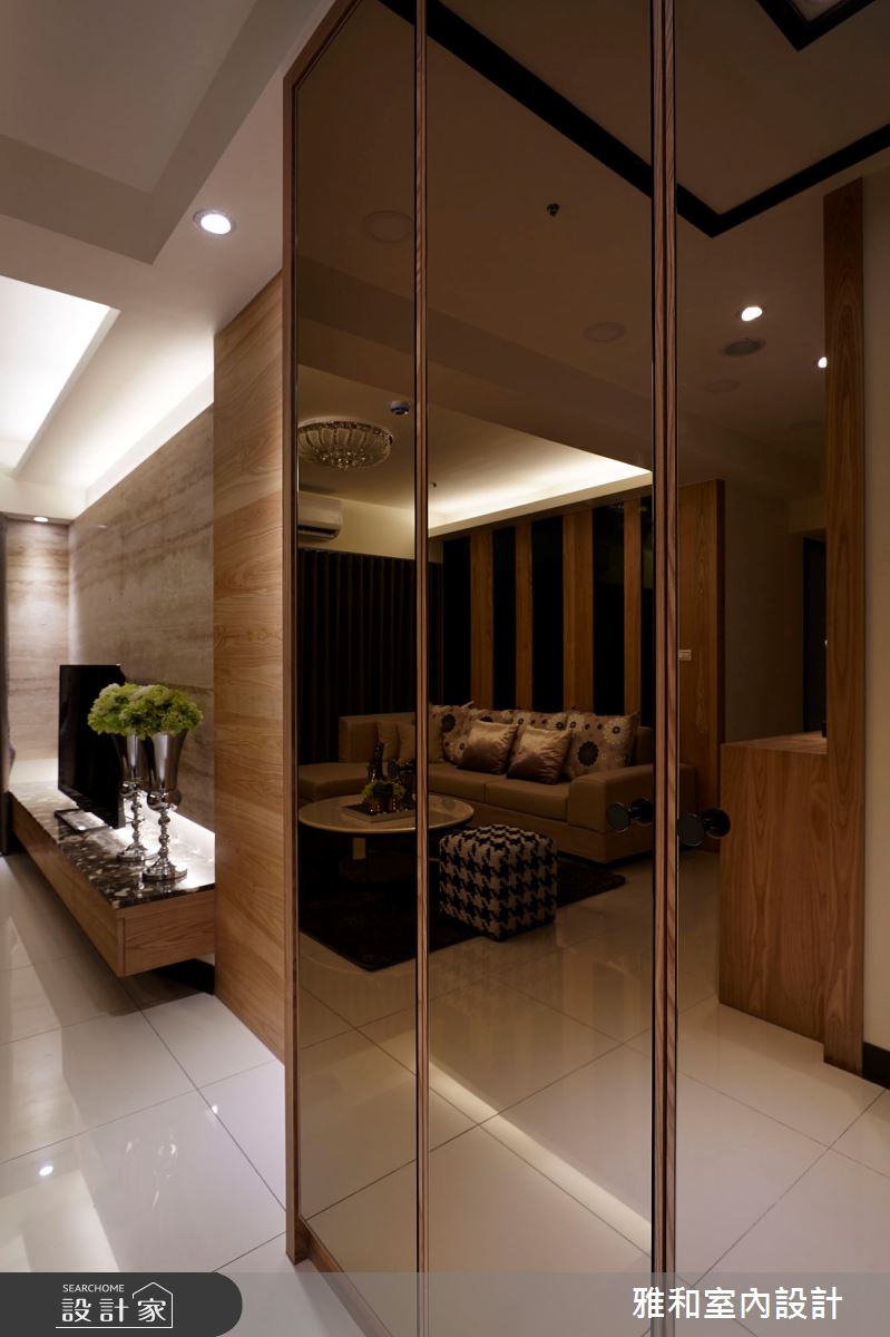 35坪新成屋(5年以下)＿奢華風玄關案例圖片＿雅和設計＿雅和_06之1