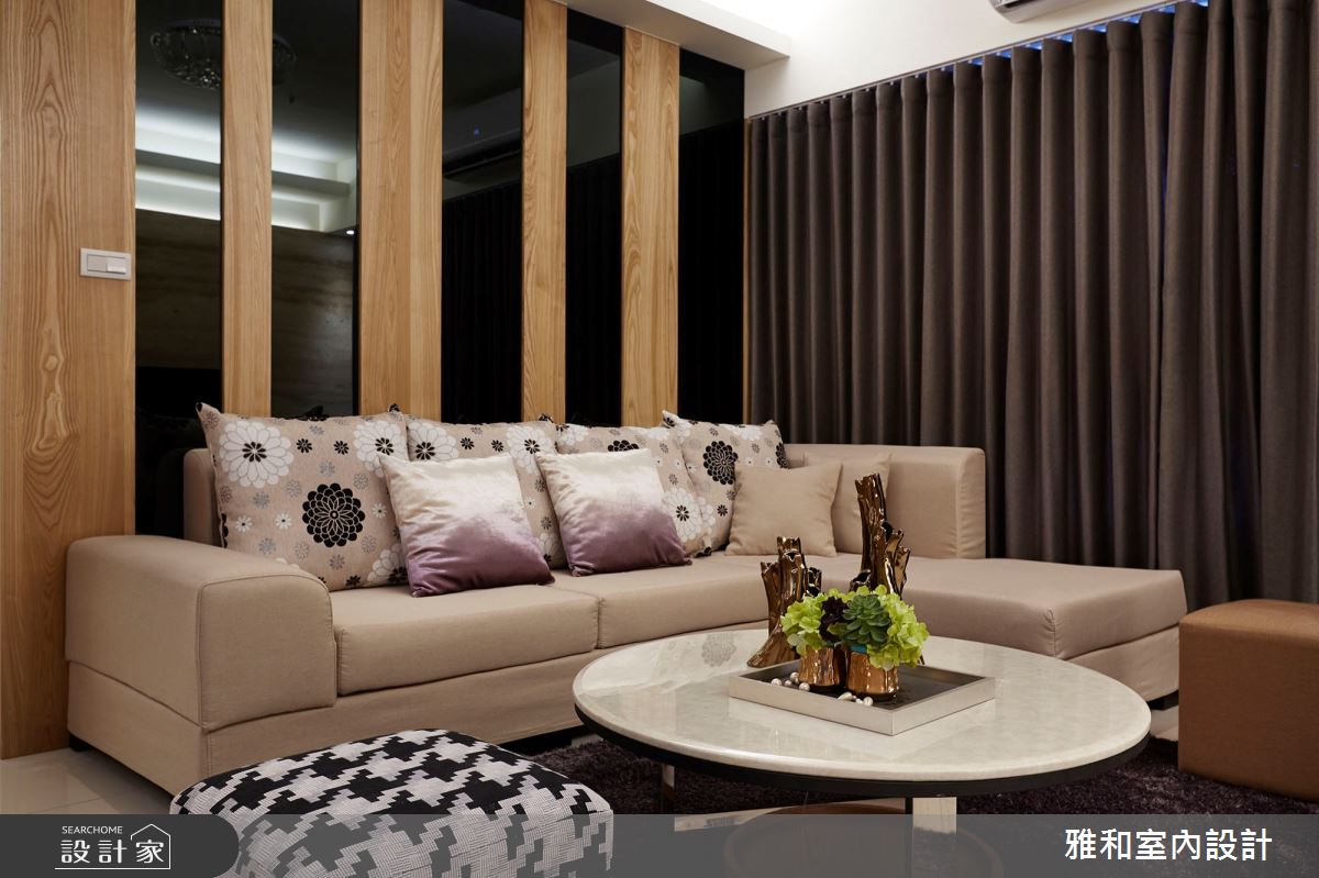 35坪新成屋(5年以下)＿奢華風客廳案例圖片＿雅和設計＿雅和_06之7