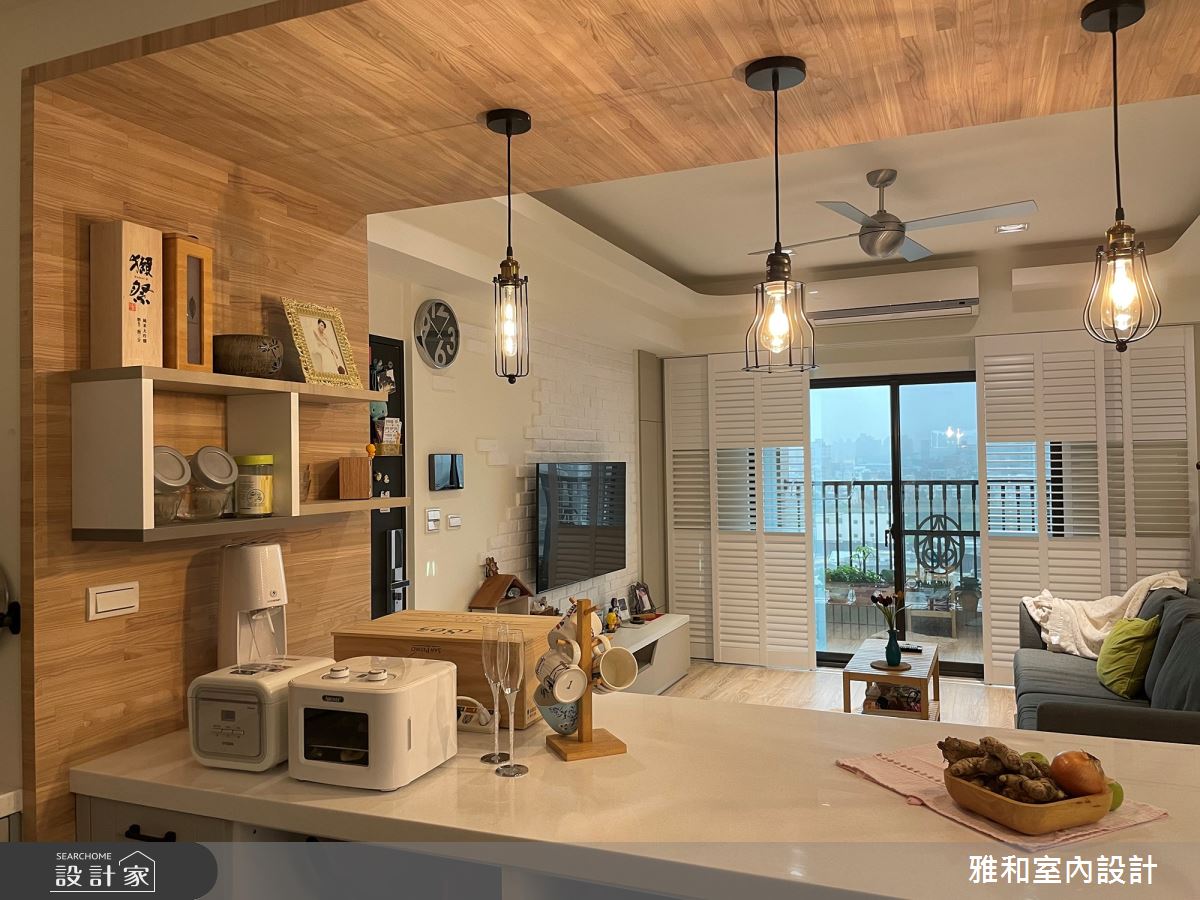 26坪中古屋(5~15年)＿北歐風客廳中島案例圖片＿雅和設計＿雅和_08之16