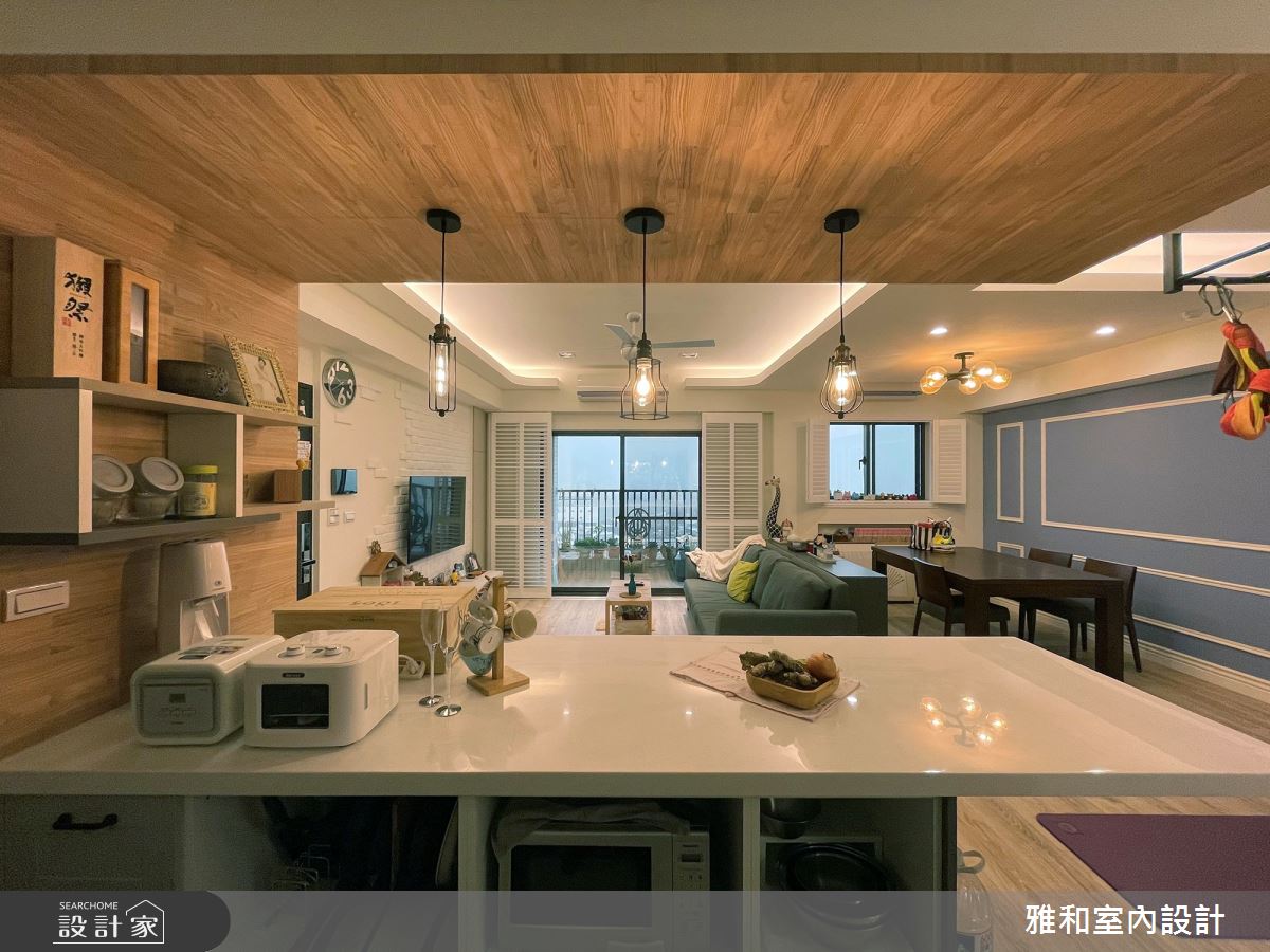 26坪中古屋(5~15年)＿北歐風客廳書房中島案例圖片＿雅和設計＿雅和_08之17