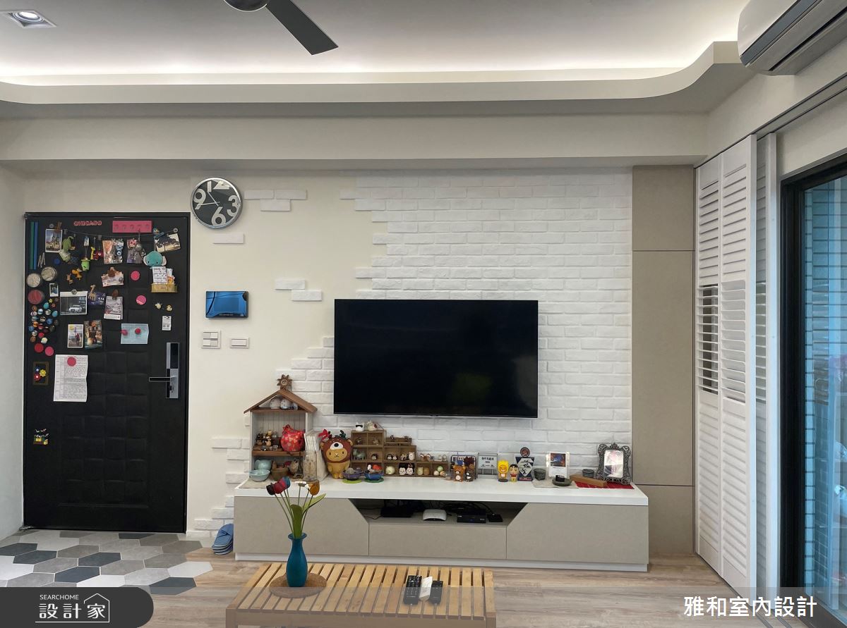 26坪中古屋(5~15年)＿北歐風玄關客廳案例圖片＿雅和設計＿雅和_08之4