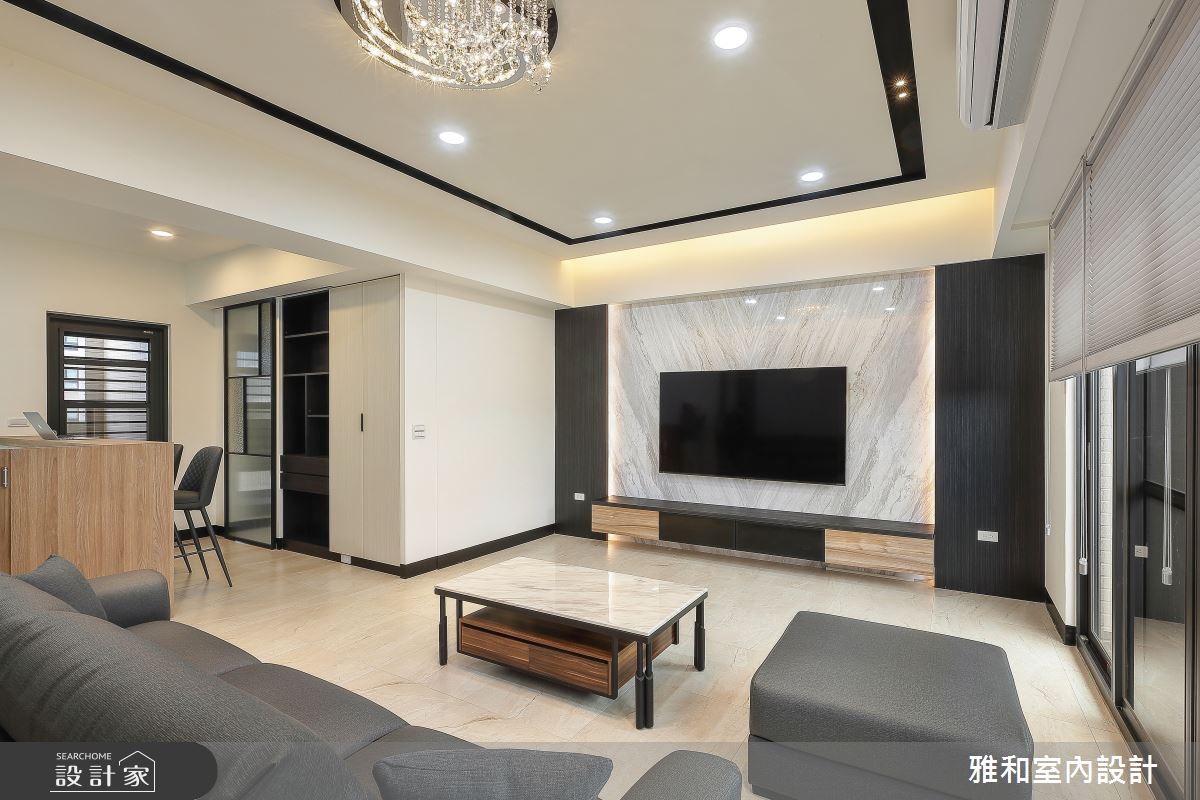 120坪新成屋(5年以下)＿現代風客廳案例圖片＿雅和設計＿雅和_09之4