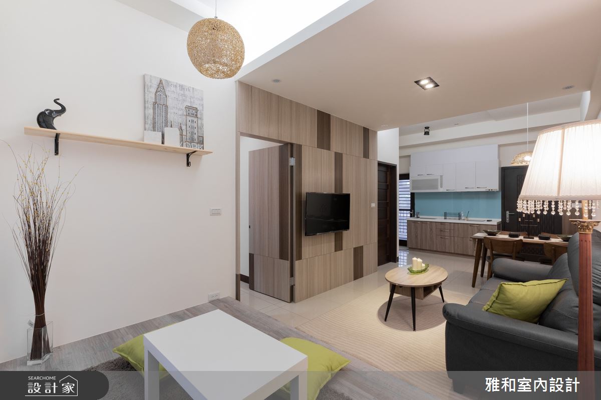25坪新成屋(5年以下)＿北歐風客廳餐廳廚房和室案例圖片＿雅和設計＿雅和_10之6