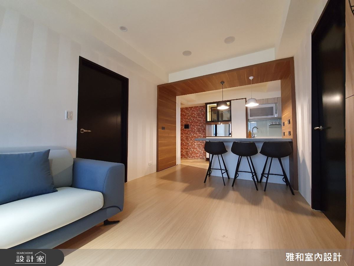 20坪新成屋(5年以下)＿混搭風客廳餐廳吧檯案例圖片＿雅和設計＿雅和_12之15