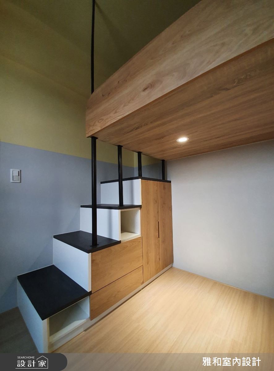 20坪新成屋(5年以下)＿混搭風臥室樓梯案例圖片＿雅和設計＿雅和_12之20