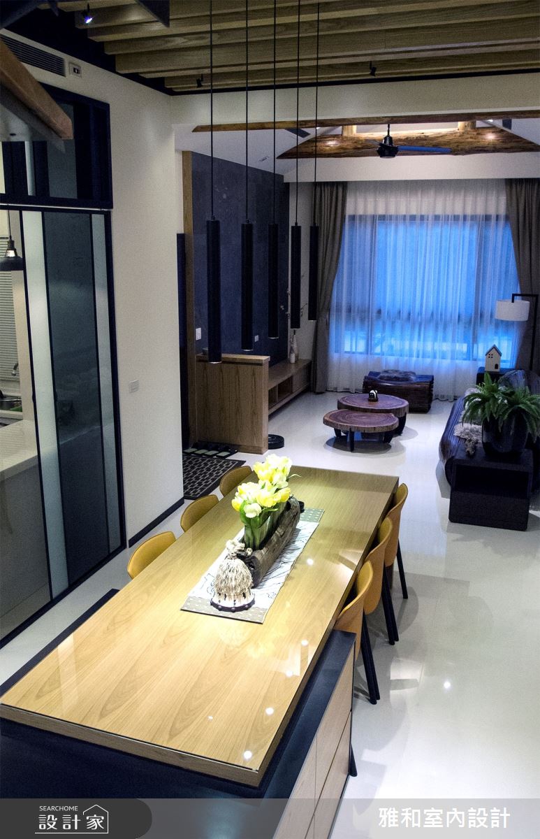45坪新成屋(5年以下)＿混搭風客廳餐廳案例圖片＿雅和設計＿雅和_11之5