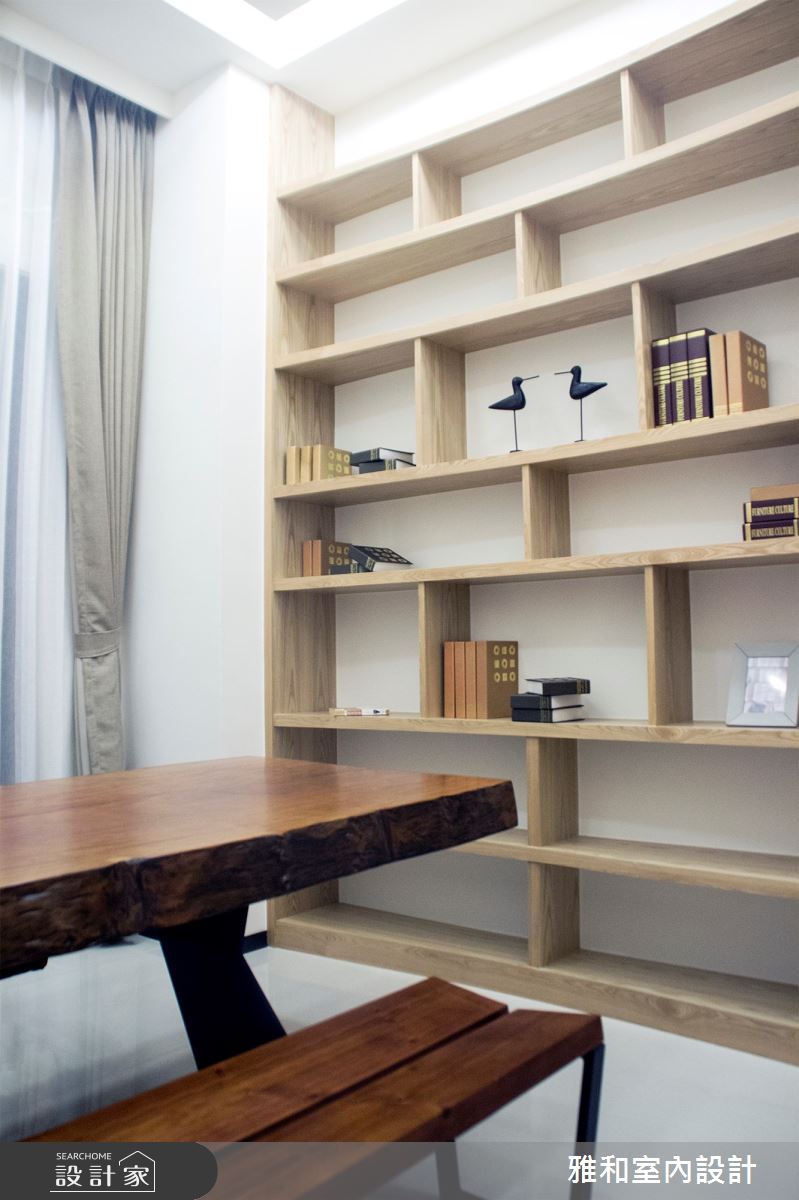 45坪新成屋(5年以下)＿混搭風書房案例圖片＿雅和設計＿雅和_11之14