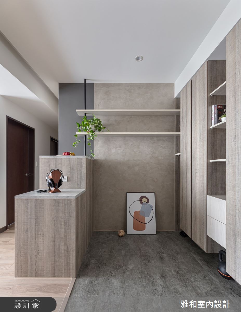 19坪新成屋(5年以下)＿北歐風玄關案例圖片＿雅和設計＿雅和_14之2