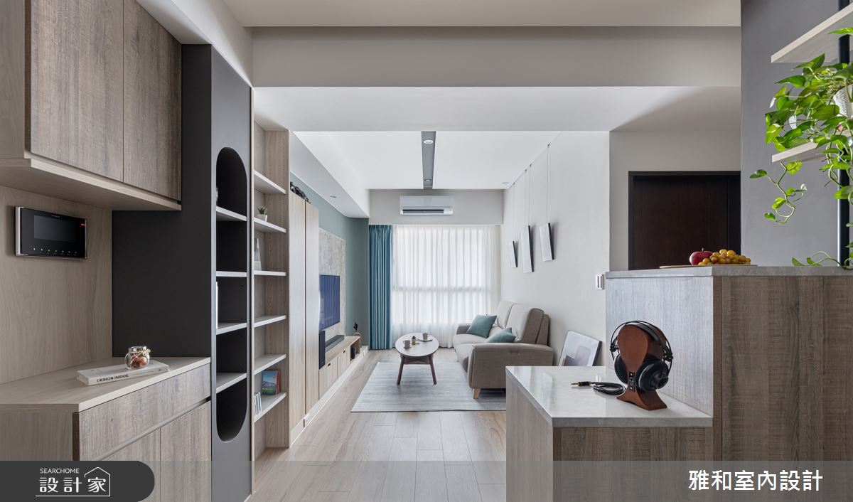 19坪新成屋(5年以下)＿北歐風客廳案例圖片＿雅和設計＿雅和_14之6