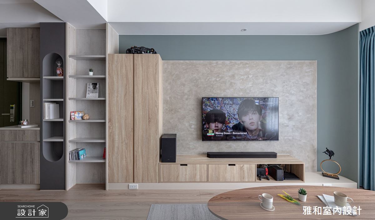 19坪新成屋(5年以下)＿北歐風客廳案例圖片＿雅和設計＿雅和_14之7