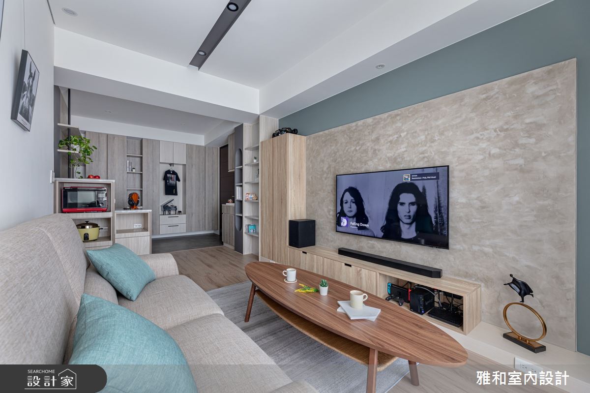 19坪新成屋(5年以下)＿北歐風客廳案例圖片＿雅和設計＿雅和_14之11