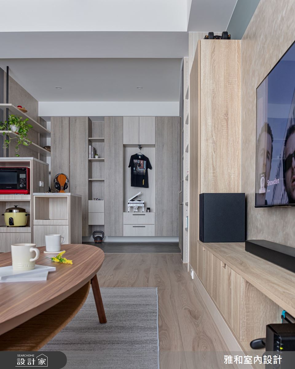 19坪新成屋(5年以下)＿北歐風客廳案例圖片＿雅和設計＿雅和_14之9