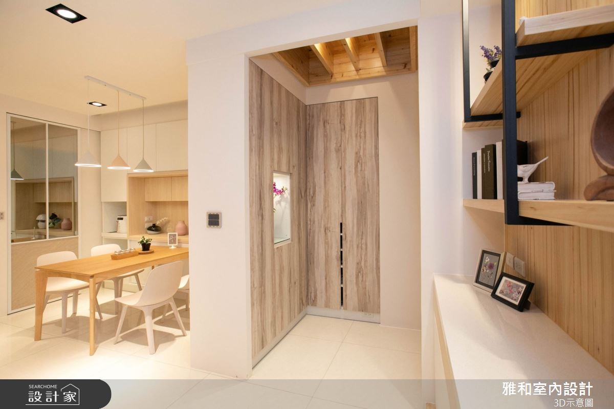 44坪新成屋(5年以下)＿北歐風玄關餐廳案例圖片＿雅和設計＿雅和_15之1