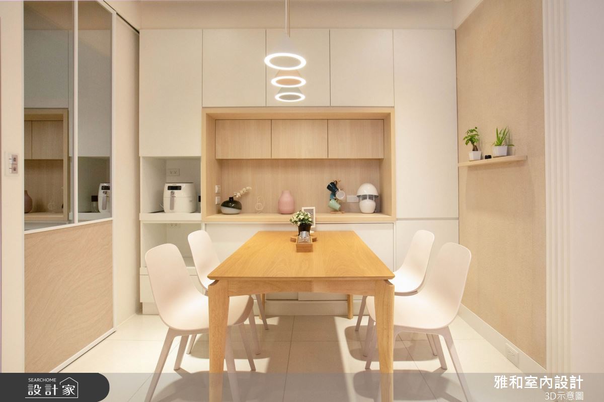 44坪新成屋(5年以下)＿北歐風餐廳案例圖片＿雅和設計＿雅和_15之4