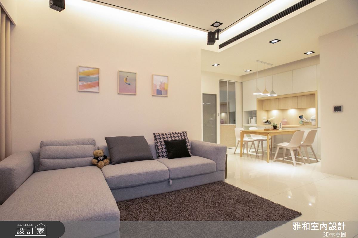 44坪新成屋(5年以下)＿北歐風客廳餐廳案例圖片＿雅和設計＿雅和_15之6