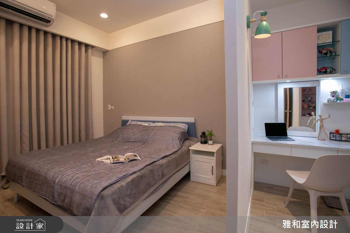 44坪新成屋(5年以下)＿北歐風臥室案例圖片＿雅和設計＿雅和_15之8