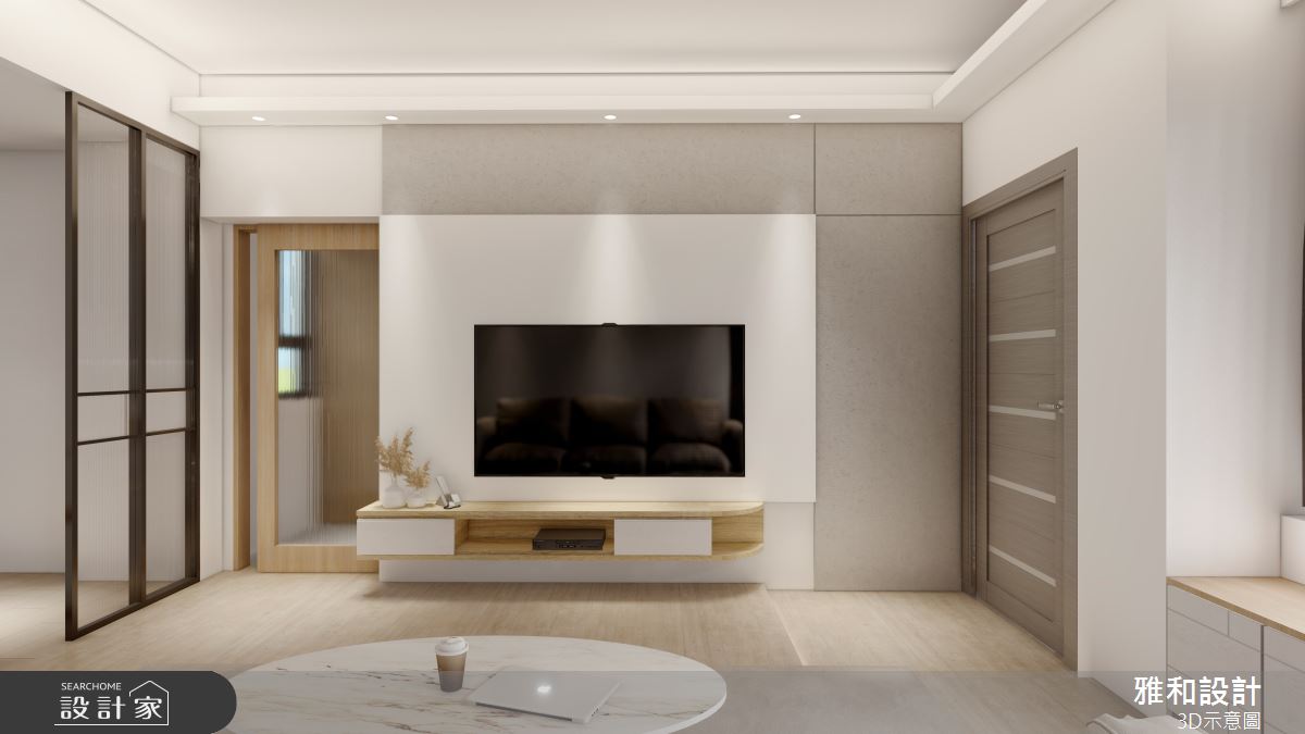 50坪新成屋(5年以下)＿混搭風客廳案例圖片＿雅和設計＿雅和_16之1