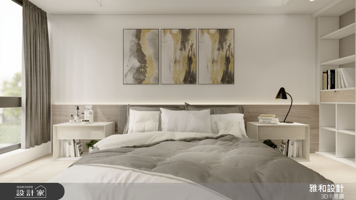 50坪新成屋(5年以下)＿混搭風臥室案例圖片＿雅和設計＿雅和_16之11