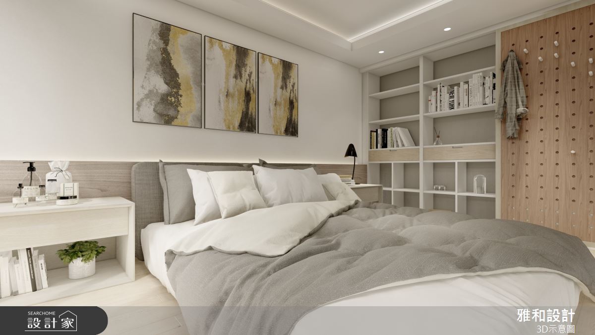 50坪新成屋(5年以下)＿混搭風臥室案例圖片＿雅和設計＿雅和_16之10