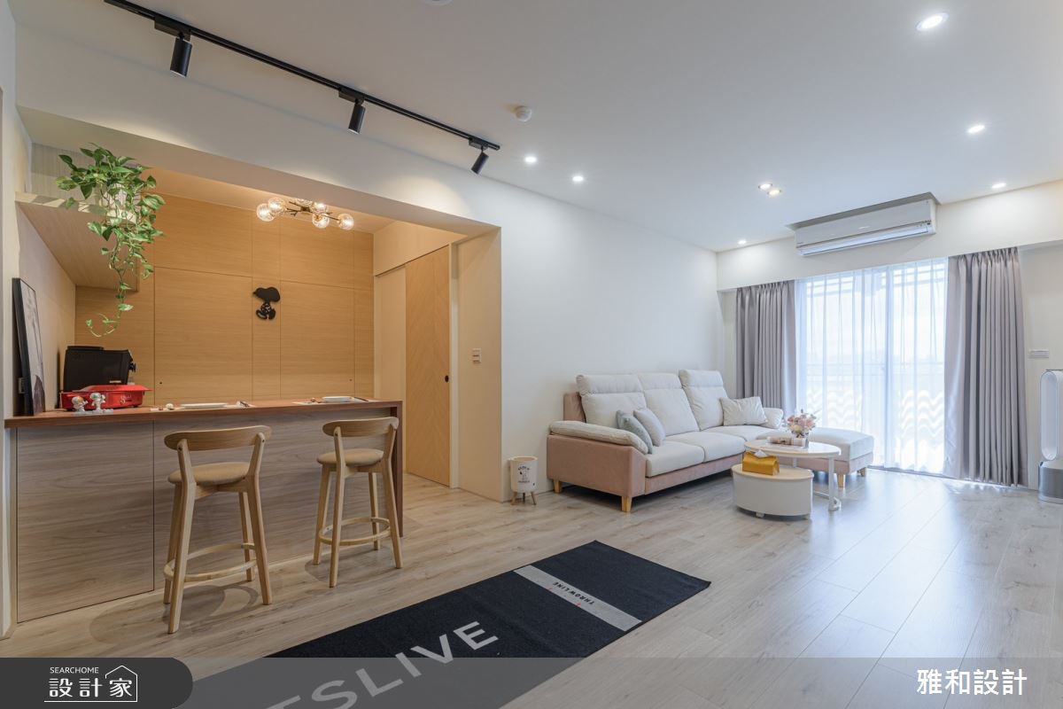 26坪中古屋(5~15年)＿北歐風客廳餐廳吧檯案例圖片＿雅和設計＿雅和_22之7