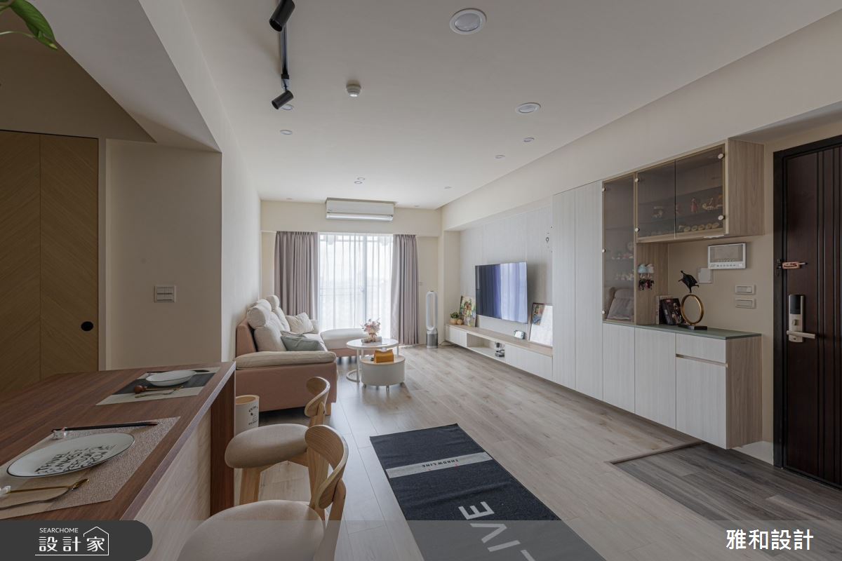 26坪中古屋(5~15年)＿北歐風玄關客廳餐廳吧檯案例圖片＿雅和設計＿雅和_22之12