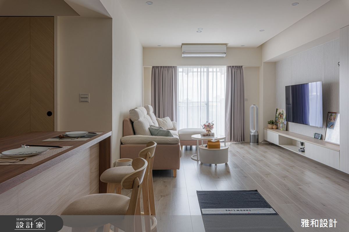 26坪中古屋(5~15年)＿北歐風客廳餐廳吧檯案例圖片＿雅和設計＿雅和_22之15