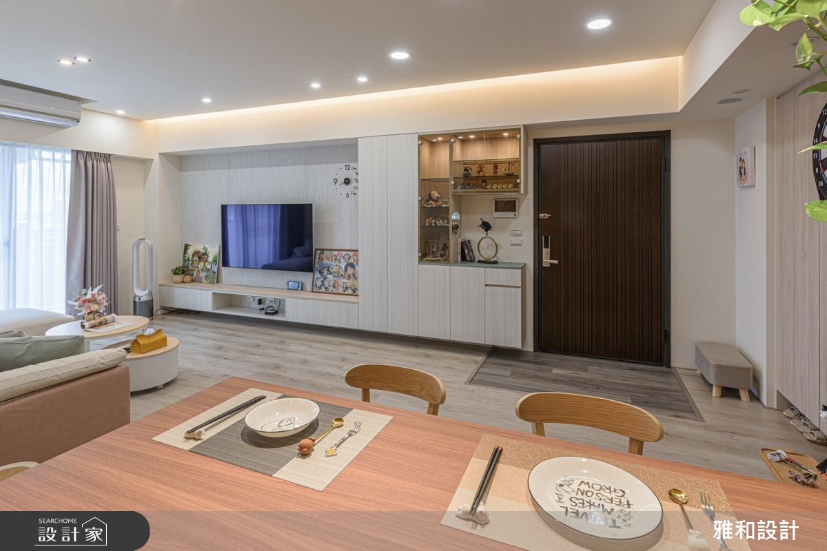 26坪中古屋(5~15年)＿北歐風玄關客廳餐廳吧檯案例圖片＿雅和設計＿雅和_22之21