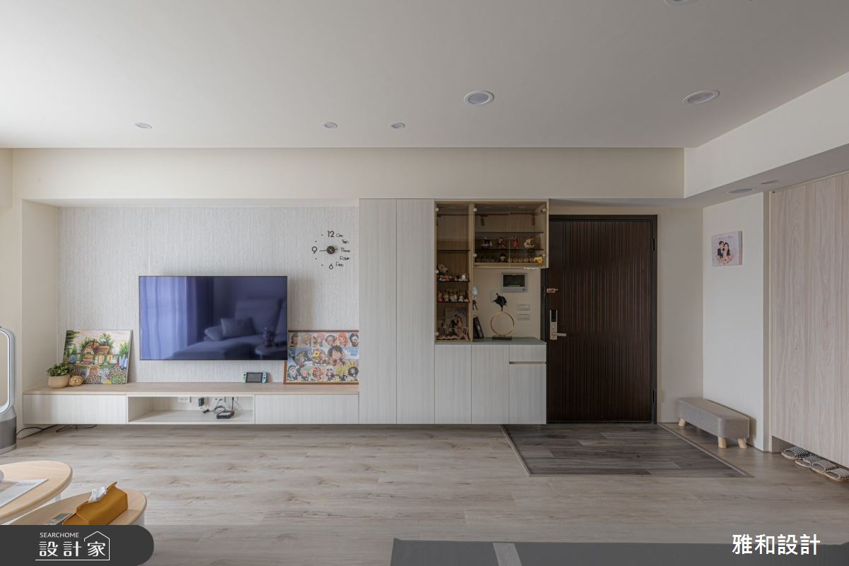 26坪中古屋(5~15年)＿北歐風玄關客廳案例圖片＿雅和設計＿雅和_22之23